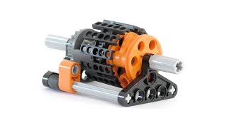 Lego Two-Way to One-Way Rotation Converter Mechanism - Lego Technic Mastery