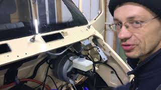 ГАЗель всего по не многу (шумка,котел подогрева,примерка радиатора )