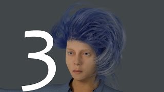 Blender For Noobs - How to create hair in Cycles - part 3