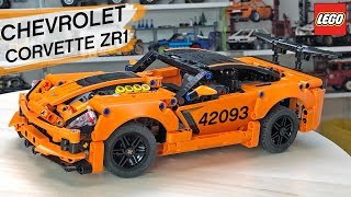 Подробный обзор LEGO Technic Chevrolet Corvette 42093. Б-Модель. Хорошее начало)