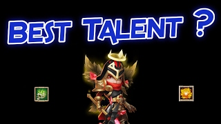 Castle Clash: Best Talent for Michael?