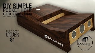 DIY simpel Pocket Hole Jig from scrap wood under $1 cost