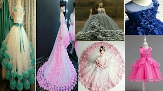 Latest Fancy Frock Designs//Beautiful Gowns for Little Girls