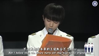 【TFBOYS 王俊凯】Karry's letter To My Future Self and You with English sub【Karry Wang Junkai】