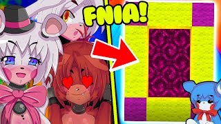 HOW TO MAKE A PORTAL TO THE FNAF FIVE NIGHTS IN ANIME 2 DIMENSION - MINECRAFT FNIA 2