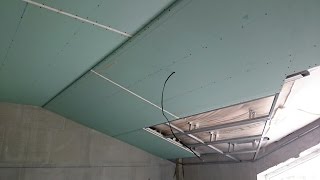 гипсокартоный потолок на мансарде, внутренние и внешние углы. Монтаж гипсокартона.
