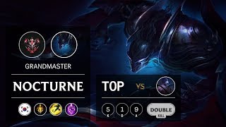 Nocturne Top vs Jax - KR Grandmaster Patch 9.12