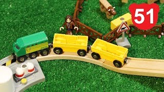 Эпизод 51 : Ферма и коровы Брио.  Деревянные игрушки Brio Train, деревянная железная дорога Томас