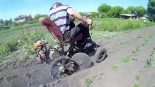 Самодельный трактор из бензопилы
