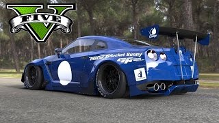 Nissan GT R R35 RocketBunny vs Mazda RX7 Veilside Fortune GTA 5 FiveM