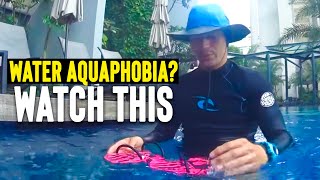 Aquaphobia BEGINNER learn to SWIM float & relax in 1 LESSON * Adult become Water safe & confident