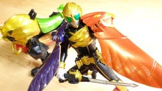 鎧武も乗れる！WAP!08 仮面ライダービースト & ビーストキマイラ マント装備可能 レビュー！仮面ライダーウィザード ガイム