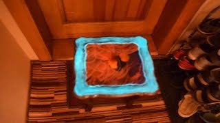 3D табурет из эпоксидной смолы  Первый опыт с заливкой эпоксидной смолы