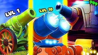 ЭВОЛЮЦИЯ ПУШЕК ЧТОБЫ ЛЮДИ СПАСЛИ ЗЕМЛЮ В ИГРЕ TURRET FUSION!