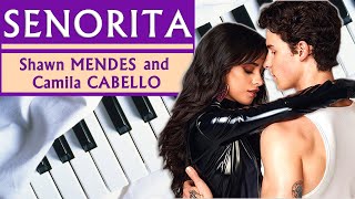 СЕНЬОРИТА НА ПИАНИНО как сыграть на фортепиано Camila Cabello Señorita красивая песня лучшая мелодия
