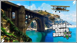 GTA 5-Самые Крутые Полеты под Мостами (GTA 5 Трюки) #12