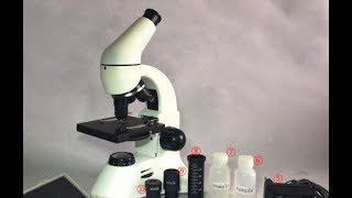 Микроскоп монокуляр лабораторный AIBOULLY с Алиэкспресс