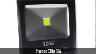 Projecteur COB led 30W (IP 66), blanc froid