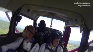 Skydiving in  Split, Croatia - Zach