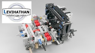Lego sequential dual clutch gearbox