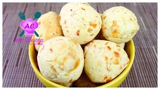 PÃO DE QUEIJO COM 3 INGREDIENTES