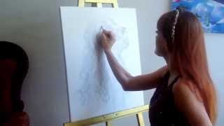Как рисовать собаку кокер спаниель, карандашом. Cocker Spaniel speed art