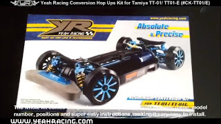 Yeah Racing Aluminum Conversion Kit for Tamiya TT01/E Review (Hop ups parts for 1:10 RC Cars)