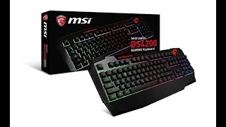 Обзор игровой клавиатуры MSI Interceptor DS4200