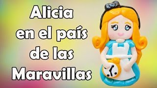 Alicia En El País De Las Maravillas Con Arcilla polimérica