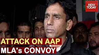 AAP MLA Naresh yadav Convoy Shot Dead After Temple Visit
