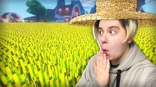 Глобальное выживание с модами в майнкрафт - ФЕРМА! Серия #13