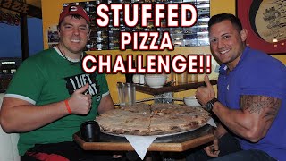 MAN VS FOOD 22" STUFFED PIZZA CHALLENGE!!
