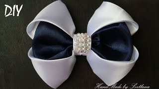 Бантик из атласной ленты ?Laço de Cetim ? Satin Ribbon bow ?laço de fita