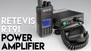 Increase Your Two Way Radio's Power With The Retevis RT91! 30 Watt Amplifier!