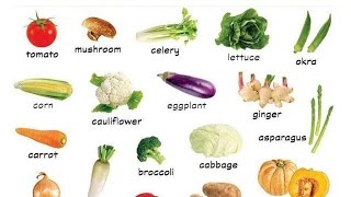 Английский детям. Овощи на английском языке. English for kids.Learn vegetables