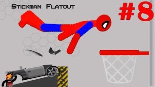 Stickman Flatout Epic Walkthrough Part 8 (by Cyber Pony Games) / Android Gameplay HD