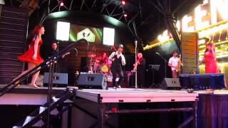 Fremont Street Experience -- The Swingin' Pedestrians