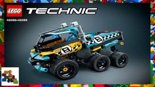 LEGO instructions  - Technic - 42058 + 42059 - Power Racer