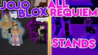 Jojo Blox | SHOWCASING ALL REQUIEM STANDS! (JoJo Blox Requiem Stands)