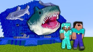 НУБ И ПРО ПРОТИВ ЦУНАМИ ИЗ АКУЛ В МАЙНКРАФТ ! КАК ВЫЖИТЬ НУБУ? MINECRAFT ТРОЛЛИНГ ЛОВУШКА МУЛЬТИК