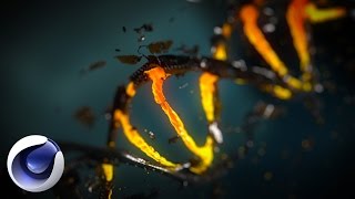 Молекула ДНК в Cinema 4D