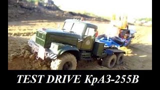 TEST DRIVE RC КрАЗ-255В седельный тягач RC модель своими руками