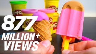 Play Doh Ice cream cupcakes playset playdough by Unboxingsurpriseegg