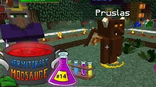 Hermitcraft Modsauce - 14 - Witchery: Summoning an imp - Modded Minecraft
