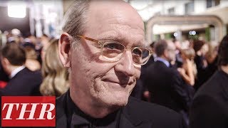 Richard Jenkins on The All Black Anti-Harassment Red Carpet Attire at Golden Globes 2018 | THR