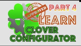 Learn Clover Configurator Part 4 UEFI Hackintosh | Graphics | Nvidia | Intel | AMD | Detailed | 2017
