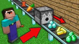 Minecraft NOOB vs PRO: HOW THIS DISPENSER TURN ANY ITEMS NOOB INTO TREASURE? Challenge 100% trolling