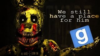 Веселье в Garry's mod: КОШМАРНЫЙ СПРИНГТРАП! Five Nights at Freddy's 4