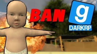 BAN LE PLUS GROS  PIJAMA RAGEUX DE KINDER GANG RP ! GMOD DarkRP