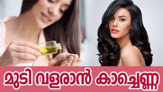 മുടി വളരാൻ കാച്ചെണ്ണHealthy kerala | Health tips | Hair care | Hair oil | Hair tips | Hair growth